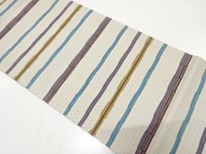 横段模様織り出し　袋帯